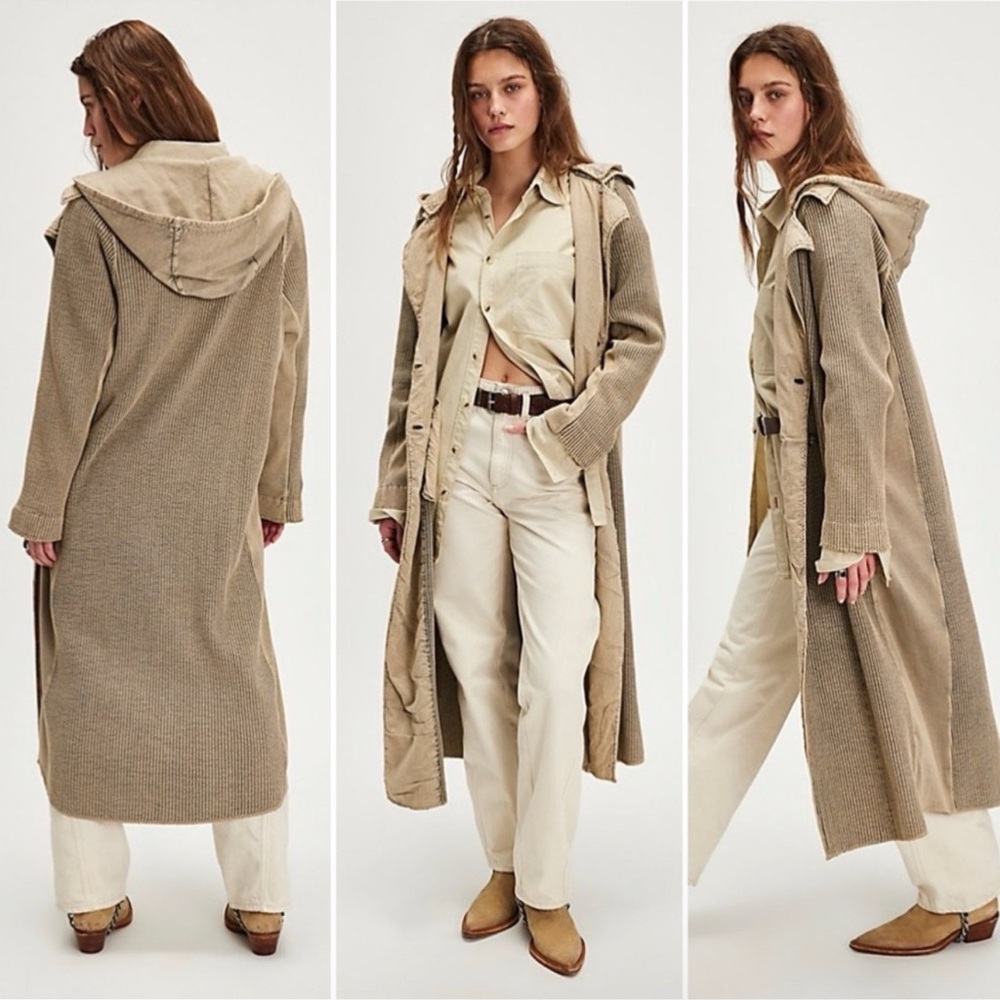 Free People Landon Jacket in 'Graphite' -NWOT